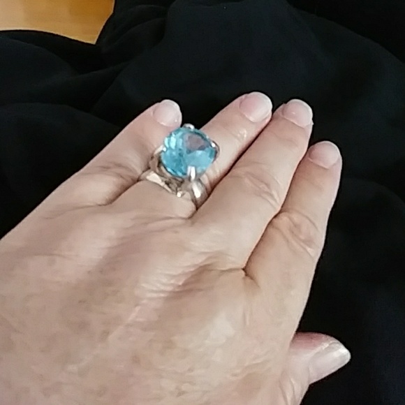 Charles Albert Blue Topaz sterling silver - Picture 6 of 7